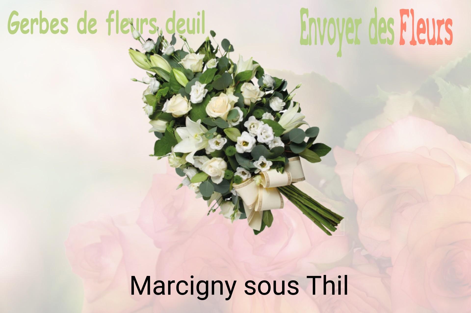 Gerbe de fleurs de deuil livrée à Marcigny-sous-Thil